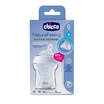 Chicco NaturalFeeling Cam Biberon 0 Ay+ 150 ml Normal Akış