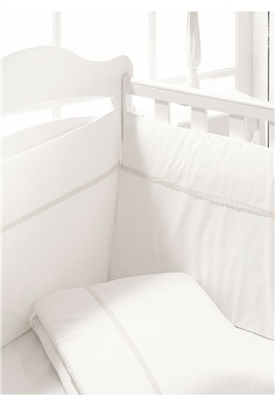 Momi Shop 013 Beyaz Mobilya Bebek Yatak Kenar Koruma
